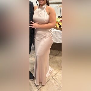 Jenny Yoo bridesmaids dress. Colour is Prosecco (pink/champagne). Size 10.